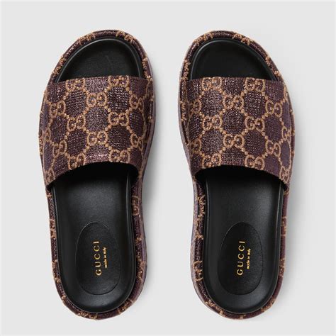 gucci slip on for women|gucci slides women clearance.